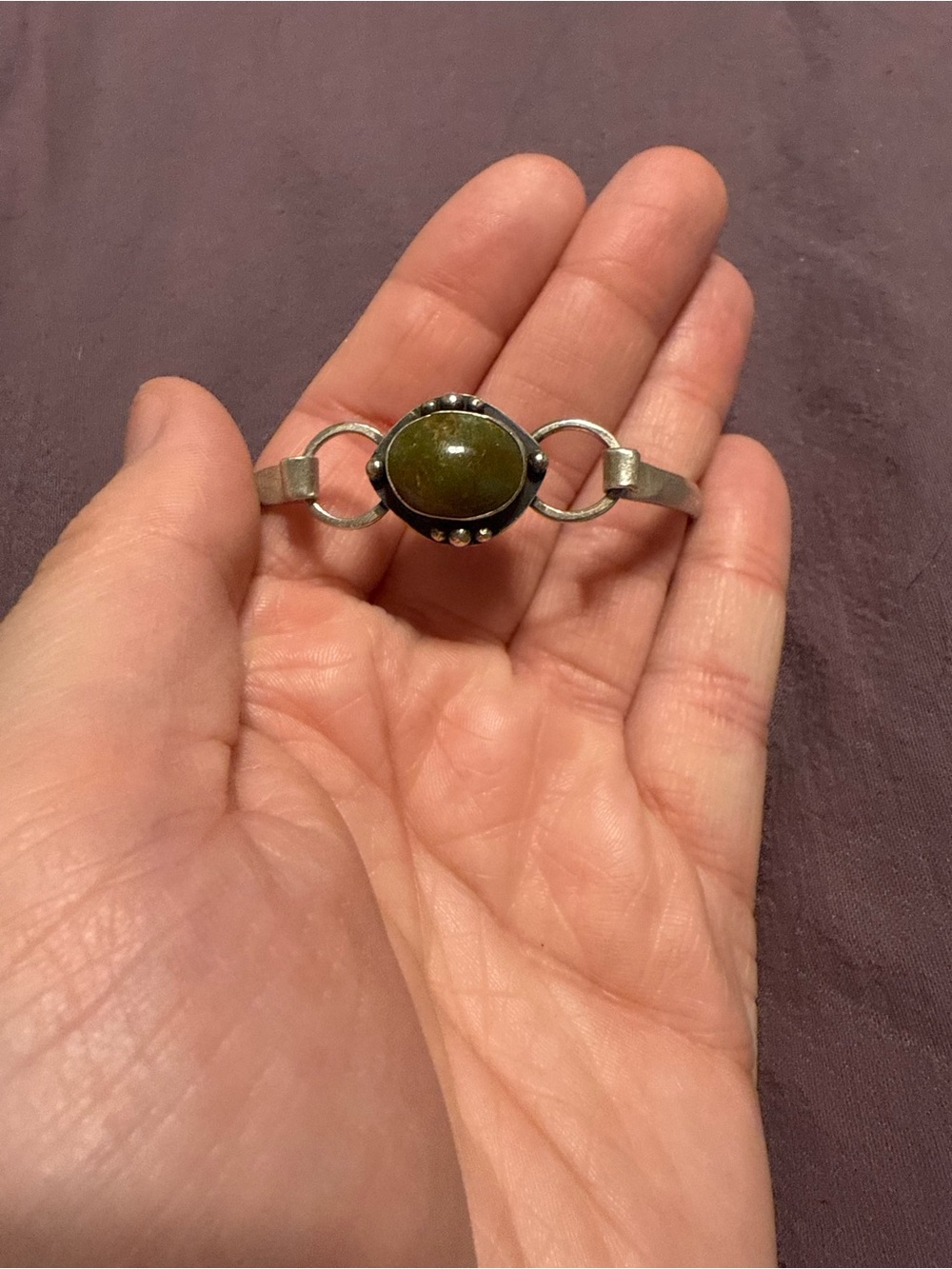 Native made Royston turquoise bangle